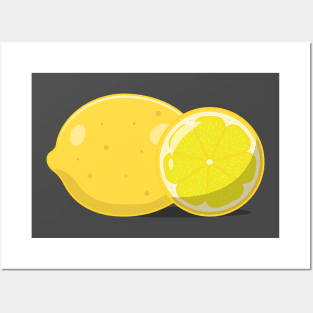 Lemon Fruit Posters and Art